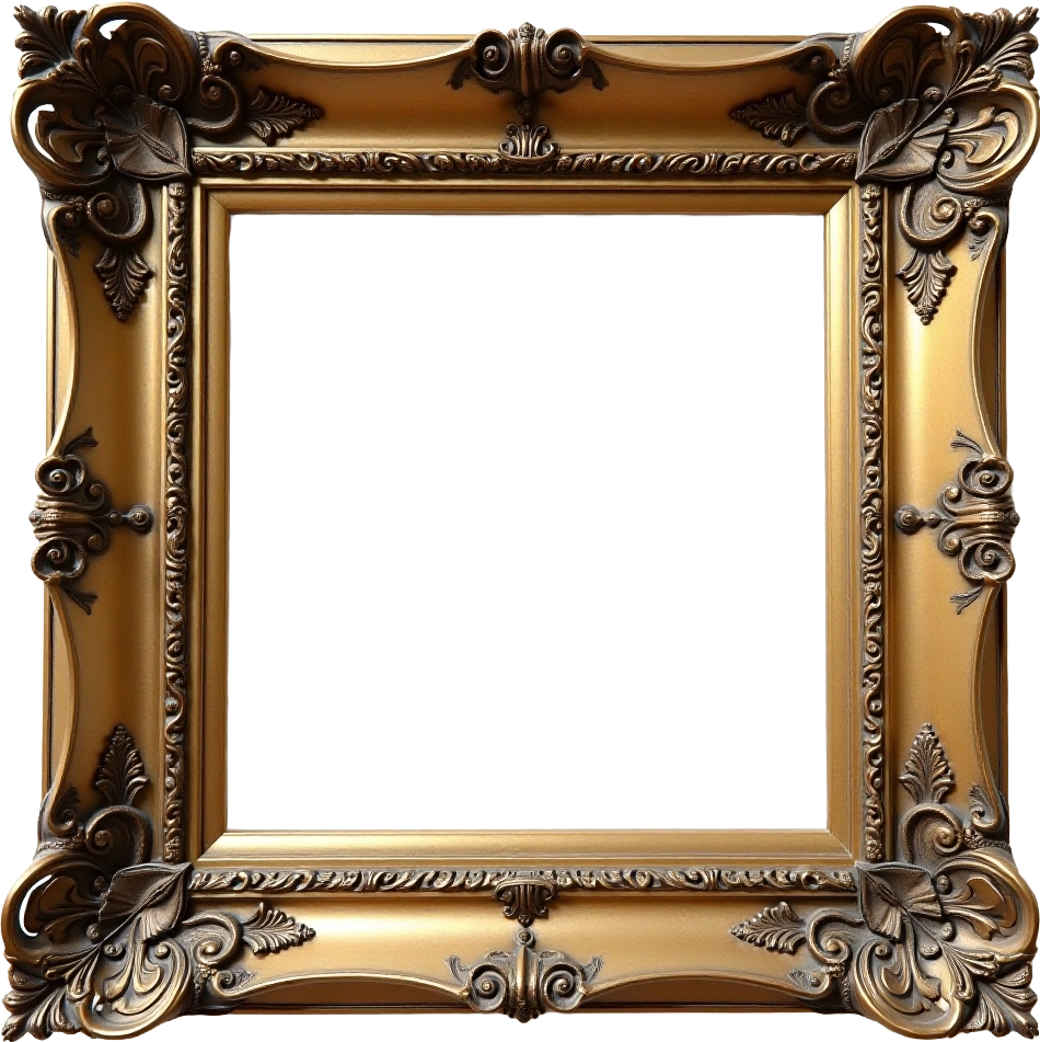 Golden Ornate Frame